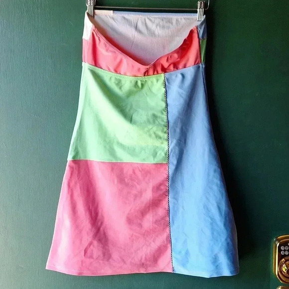 Sofia strapless colorblock Dress - Picture 2 of 3